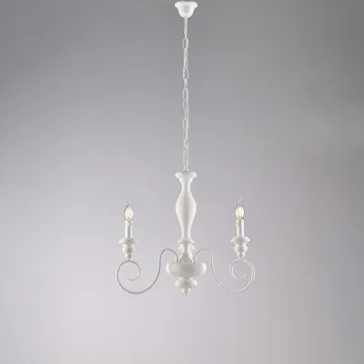 Zdjęcie produktu dla Żyrandol Shabby Chic Cascina biały 3 światła E14