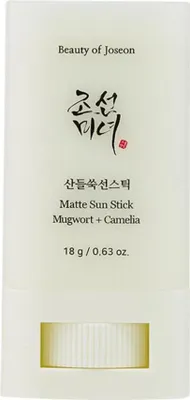 Zdjęcie produktu dla Beauty of Joseon Matte Sun Stick Mugwort + Camelia SPF 50 18 g