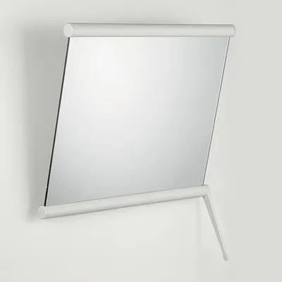 Zdjęcie produktu dla pba 01 Lustro uchylne 515mm z dźwignią obsługi 615x515mmx14 stopni, rama nylonowa