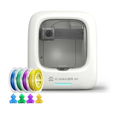 Produktbild von X-MAKER JOY farbenfrohes Bundle – 3D-Drucker mit 4 farbigen PLA-Filamenten