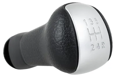 Produktbild von Nissan Qashqai 06-13 Schaltknauf 5-Gang Schwarz + Silber