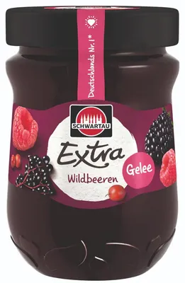 Zdjęcie produktu dla Schwartau Extra Wild Berries Jelly Breakfast Fruit Spread 340g