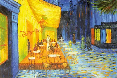 Produktbild von Fototapete - Cafe Terrace 375x250cm - Vliestapete