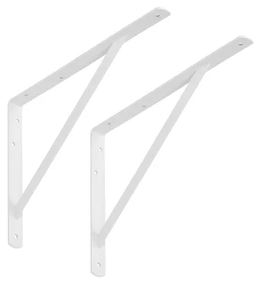 Obrázok produktu pre SOTECH konzola pre ťažké zaťaženie 400 x 275 x 30 x 4 mm, biela (2 ks)