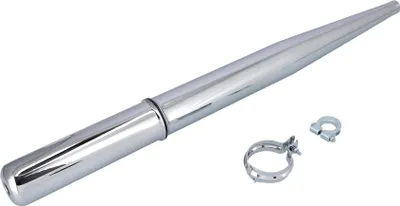 Image de Echappement - Standard, Chrome, 1ère qualité - Simson S50, S51, S70, KR51/2 Schwalbe, SR50, etc.