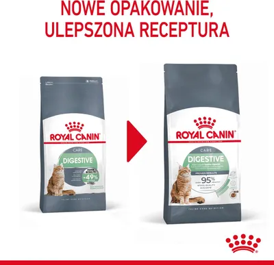 Zdjęcie produktu dla Royal Canin Digestive Care, Dorosły, Każda rasa, Ryba, Drób, Ryż, Warzywo, 400 g, Zawiera przeciwutleniacze