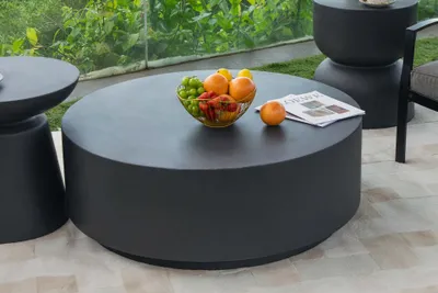 Produktbild von ROME Couchtisch aus Beton | exklusiv | modern | 101.6 x 101.6 x 36 cm
