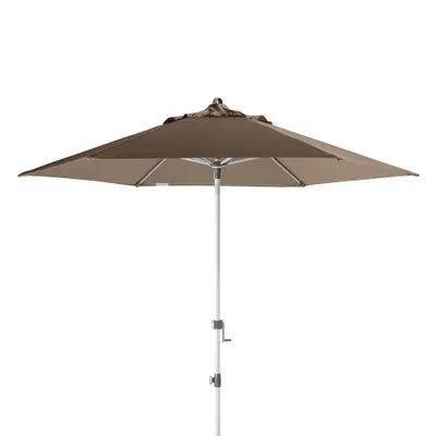 Zdjęcie produktu dla Doppler EXPERT 280 cm – parasol ogrodowy z automatycznym mechanizmem pochylania za pomocą korby: Wzór tkaniny – 846