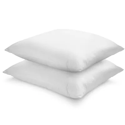 Produktbild von Kopfkissen 65 x 65 cm, 2er Set, weich, Cyclafill Füllung aus recycelten Plastikflaschen, für Allergiker geeignet, sleepling