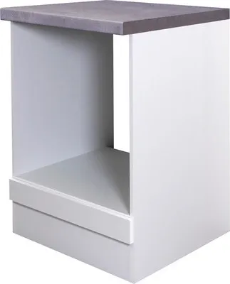 Obrázek produktu pro Kuchyňská skříňka na vestavnou troubu Flex Well Varo ŠxHxV 60 x 60 x 85 cm čelo bílá matná korpus bílá