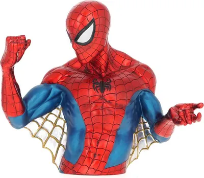 Produktbild von Monogram Spider-Man Bust Bank, Marvel Heroes, Blau, Rot, PVC, 1 Stück(e)