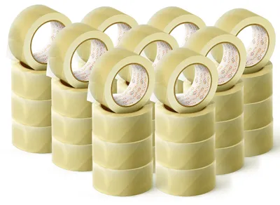 Immagine prodotto di Nastro adesivo trasparente per cartoni, 36 rotoli