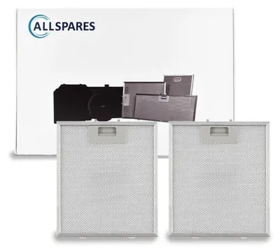 Produktbild von AllSpares Metallfilter für Dunstabzugshauben geeignet für , Klarstein  10030465 (260x230x8mm)