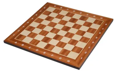 Produktbild von Philos Schachbrett Madrid Holzspielbrett 40 mm mit Randbeschriftung