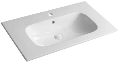 Productafbeelding van Sapho PIEDRA keramisch wastafelmeubel, 81x46,5 cm, wit