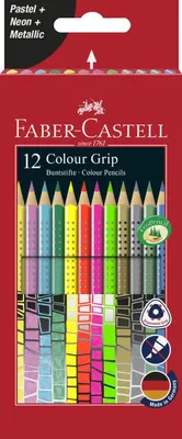 Image de Faber Castell FC-201569 Colour Grip Kleurpotloden 12 Stuks