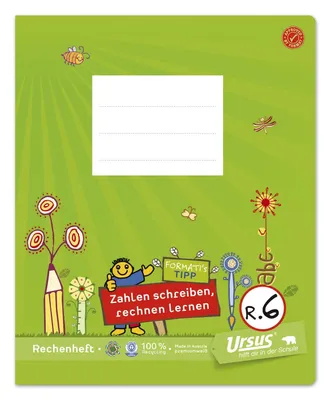 Productafbeelding van Formati 060562066. Rekentrainer "Quart R.6" - 20 velletjes, 80 g/m². Inclusief optellingen en vermenigvuldigingen