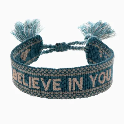 Produktbild von Armband Baumwolle Believe In You