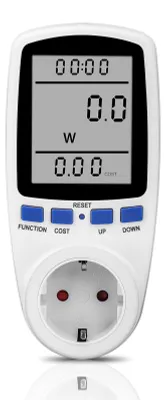 Image de Écran LCD numérique, appareil de mesure de la consommation d'énergie, prise, consommation électrique, moniteur, prise de courant, 0,5 W