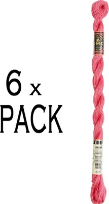 Zdjęcie produktu dla 6 nici do haftowania DMC, grubość nici 8, długość 25 metrów, kolor 115ar/8-335