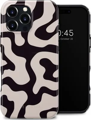 Immagine prodotto di Selencia Vivid Cover posteriore con MagSafe iPhone 16 Pro Max - Art Wave Black