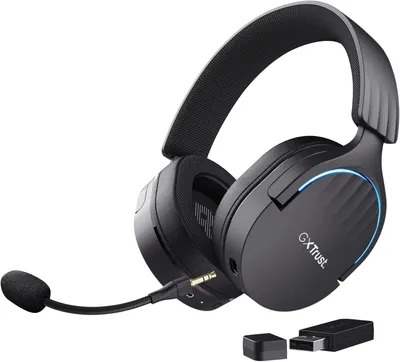 Produktbild von Over-Ear Gaming Headset mit Dual Wireless, 7.1 Surround Sound, 22h Akku, RGB-Beleuchtung, Noise-Cancelling Mikrofon, PC, PS5, Switch