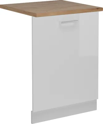 Obrázek produktu pro Přední panel Vicco R-Line Bílá vysoký lesk 60 cm , PD Dub, Model 54911