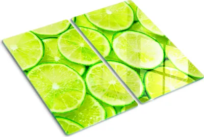 Produktbild von Tulup Glas-Herdabdeckplatte - 2x30x52cm - Glaskeramikkochfeld-Abdeckung Spritzschutz Zweiteilig Limes