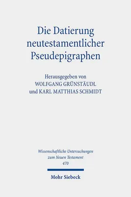 Immagine prodotto di Die Datierung neutestamentlicher Pseudepigraphen