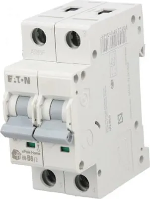 Image de Disjoncteur 2P B 6A 6kA AC xPole Home HN-B6/2 194858