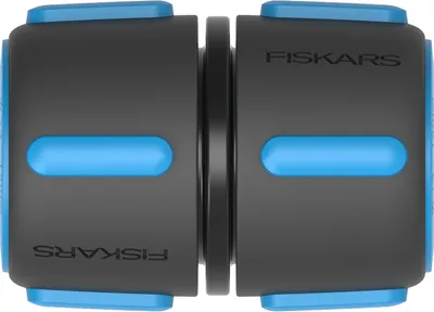 Produktbild von Fiskars 1027065, Schlauchanschluss, Schwarz, Blau