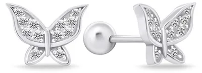 Immagine prodotto di Bellissimi orecchini d'argento Butterfly EA632W