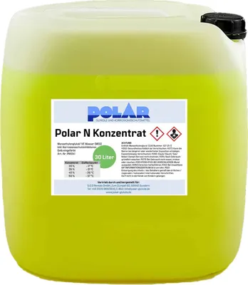Produktbild von Polar N-MEG Glykol Frostschutzmittel, Monoethylenglykol 100% Konzentrat 30 Liter