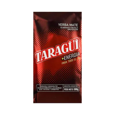 Zdjęcie produktu dla Taragui Mate Tea Energia 500g | Herbata Mate z Argentyny | Napój energetyczny