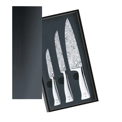 Produktbild von WMF Messerset GRAND GOURMET 3tlg DAMASTEEL 18.9009.9990