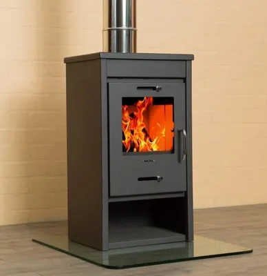 Produktbild von Victoria Deluxe LG Kaminofen – 9,00 kW, A+ Klasse, kompakt, effizient & modern