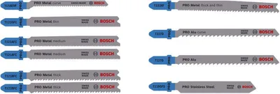 Produktbild von PRO Metal and Alu Stichsägeblatt Set, 92 mm, 10-tlg.