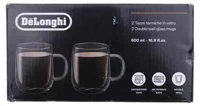 Produktbild von Delonghi - Dlsc327 Doppelwandige Glasbecher - As00006566