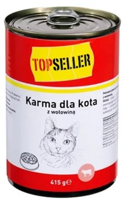 Produktbild von Katzenfutter mit Rindfleisch 415 g