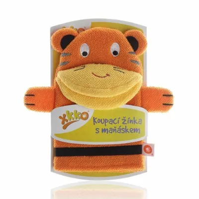Immagine prodotto di XKKO Guanti da bagno con pupazzo - Tigre
