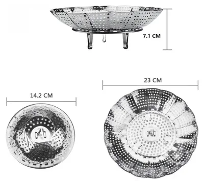 Obrázek produktu pro Vložka pro vaření v páře: Vložka pro vaření v páře pro všechny pánve od 18 do 23 cm (vložka pro vaření v páře)