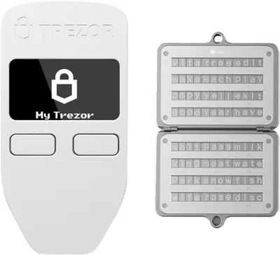 Produktbild von Trezor One -Weiß + Ellipal Seed Phrase Steel Bündel