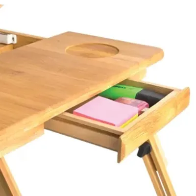 Obrázok produktu pre Nastaviteľný bambusový stolík na notebook