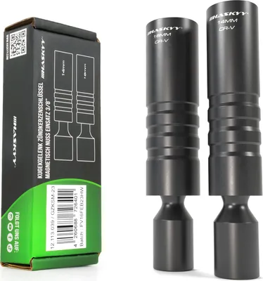 Produktbild von Zündkerzenschlüssel 14 16 mm Zündkerzen Glühkerzen magnetisch 3/8" Zwölfkant
