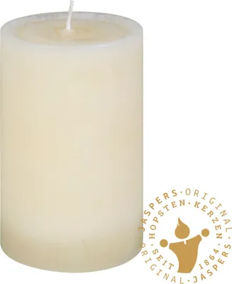 Produktbild von Rustik Kerzen, Nordische Reifkerzen, durchgefärbte Kerzen Elfenbein Ø 80 x 150 mm, 1 Stück