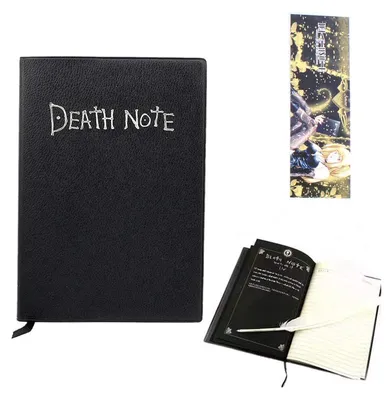 Produktbild von Death Note-Notizbuch mit Federstift, Mode-Anime-Thema Death Note-Cosplay-Notizbuch, Kann als Tagebuch und Notizbuch verwendet werden