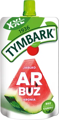 Zdjęcie produktu dla Tymbark Mus Xxl  Jabłko Arbuz Aronia 200 G