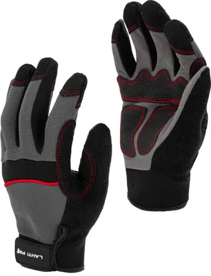 Obrázok produktu pre Werkstatthandschuhe Schwarz-Grau L280907P, Karte, "7", Ce, Lahti