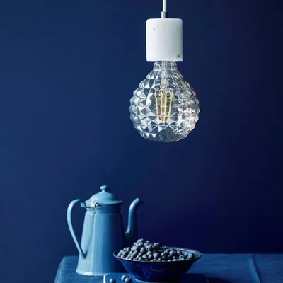 Produktbild von Nordlux Marmor Pendelleuchte SIV weiß, Kabel weiß 300 cm, 230V E27 (ohne Leuchtmittel); 45883001