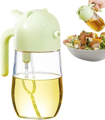 Obrázek produktu pro Olejový sprej na sklo – průhledný, automatický, objem 600 ml, olivový olej